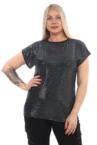 Javelin Collection ÖNÜ PAYETLİ ABİYE BLUZ