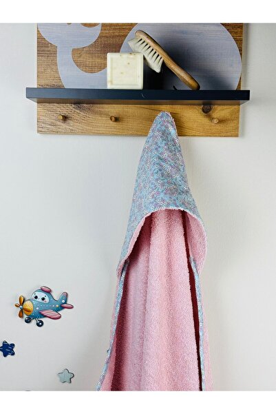 NOİSY TEKSTİL منشفة أطفال قطن 100%، منشفة استحمام للأطفال مقاس 75 × 75 سم