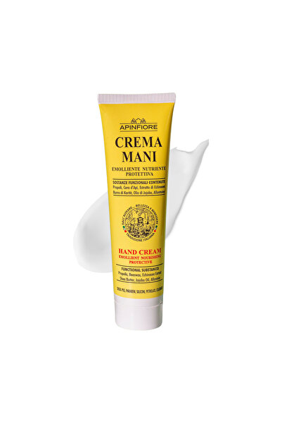 Apinfiore كريم مغذي لليدين ١٠٠ مل - دنج النحل وشمع العسل وزبدة الشيا، يُنعم و...