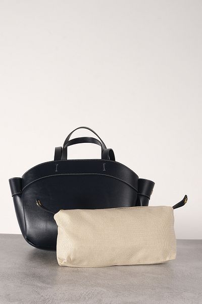 Çantacımstore Women's Leather Tote Bag 1407 Black