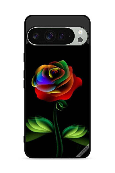 Covernex غطاء حماية لجهاز Google Pixel 9 Pro XL بلون قوس قزح وردي