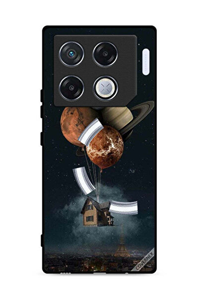 Covernex غطاء حماية لهاتف Infinix GT 20 Pro 5G بتصميم Balloon Planets Takes Home