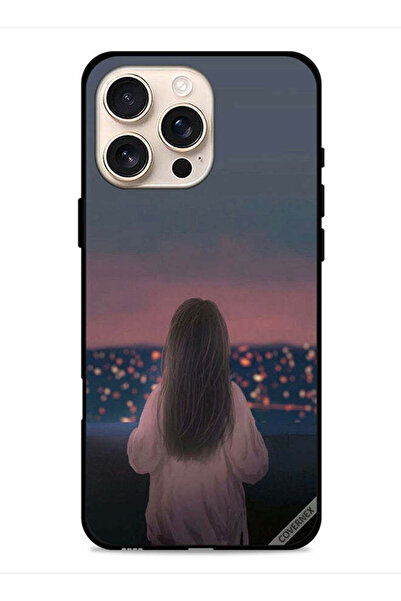 Covernex غطاء حماية لجهاز Apple iPhone 16 Pro بتصميم فتاة واقفة