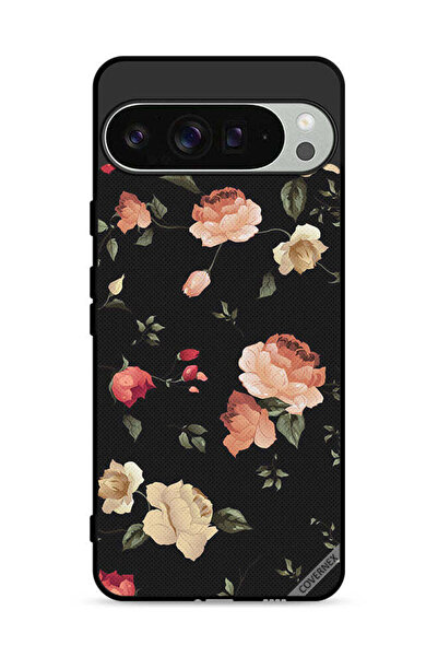Covernex غطاء حماية لهاتف Google Pixel 9 Pro بخلفية فنية زهرية
