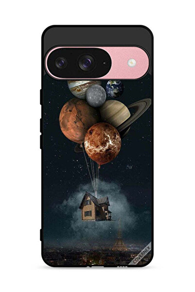 Covernex غطاء حماية لجهاز Google Pixel 9 بتصميم Balloon Planets Takes Home