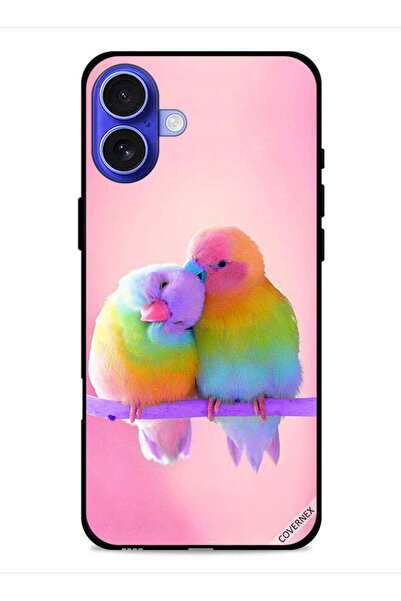 Covernex غطاء حماية لجهاز Apple iPhone 16 برسومات طيور لطيفة