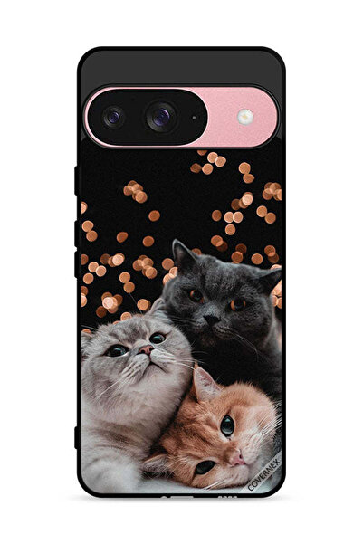 Covernex غطاء حماية لهاتف Google Pixel 9 بتصميم قطط