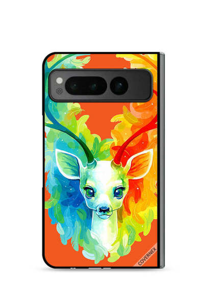 Covernex غطاء حماية لهاتف Google Pixel Fold 5G بتصميم غزال ملون