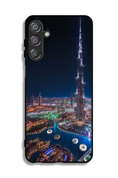 Covernex غطاء حماية لهاتف سامسونج جالاكسي M16 5G بمنظر ليلي لوسط المدينة