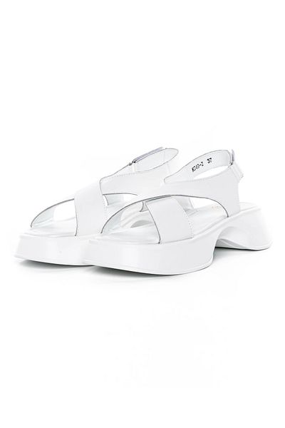FORMAZIONE Women's Sandals with Low Sole K249-2 White |