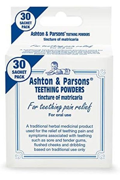 Ashton & Parsons Infants Teething Pain Relief Powder, Pack of 30