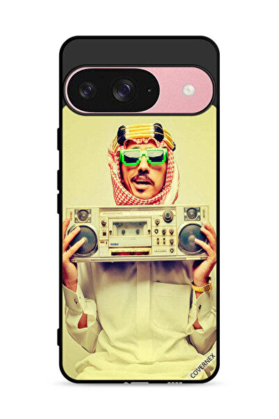 Covernex غطاء حماية لجهاز Google Pixel 9 يحمل جهاز موسيقى عتيق