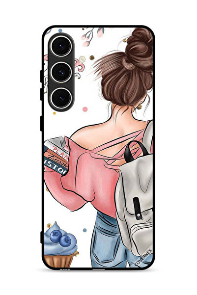 Covernex غطاء حماية لهاتف سامسونج جالاكسي A56 5G، مطبوع عليه رسومات يد فتاة