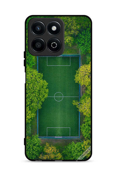 Covernex غطاء حماية لهاتف Honor Play 60 Plus 5G بتصميم منظر ملعب كرة قدم