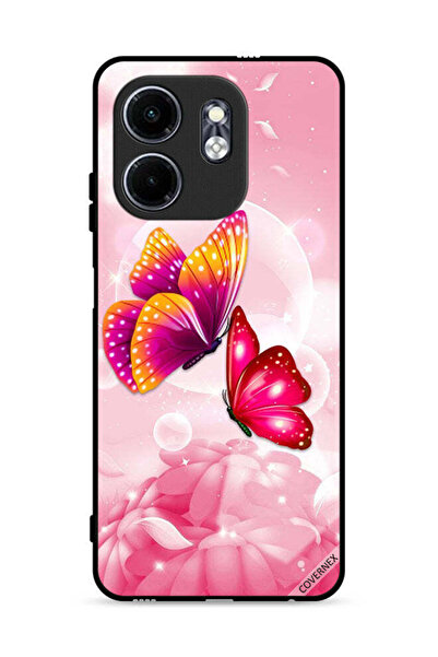 Covernex غطاء حماية لهاتف إنفينيكس سمارت 9 4G بنقشة فراشات لطيفة