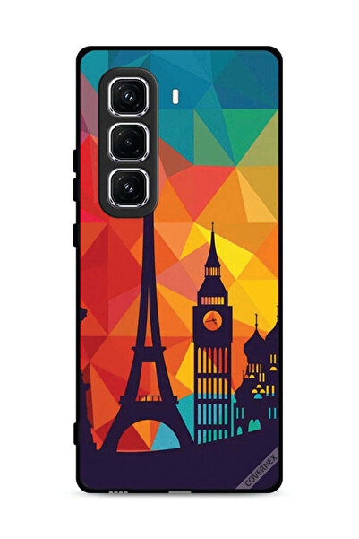 Covernex غطاء حماية لهاتف Infinix Hot 50 Pro Plus 4G بنمط باريس الملون