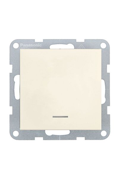 PANASONIC Mechanism Switch with LED Karre Plus 55 Beige