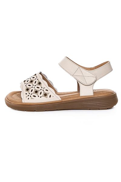 FORMAZIONE Sandale Dama cu Talpa Joasa 33177 Crem |