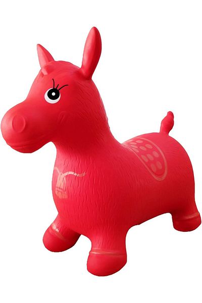 rexa Rubber Horse Hopper Toy – 20 x 18 x 12 cm, Bouncing Ride-On Animal for Kids