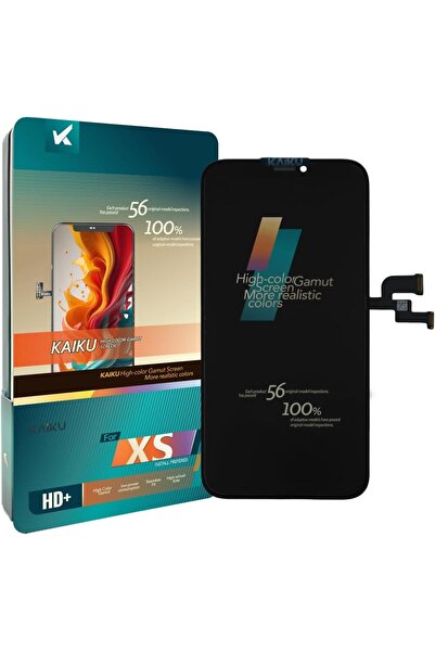 KAİKU شاشة LCD تعمل باللمس متوافقة مع iPhone XS (HIGH GAMUT CTC GLASS 720P) ج...