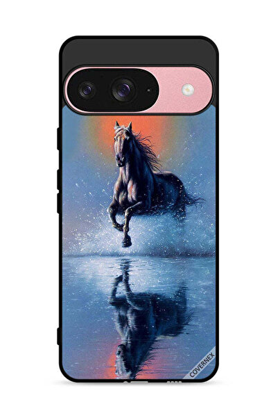 Covernex غطاء حماية لهاتف Google Pixel 9 بتصميم حصان يركض في الماء