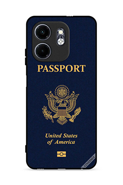 Covernex Infinix Hot 50i 4G Protective Case Cover Usa Passport Pattern
