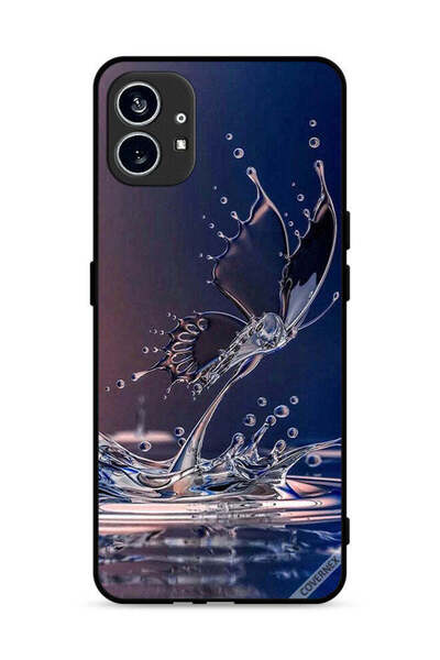 Covernex غطاء حماية لهاتف Nothing Phone (1) 5G على شكل قطرات ماء وفراشة
