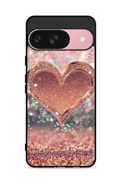 Covernex غطاء حماية لهاتف Google Pixel 9 بتصميم قلب لامع