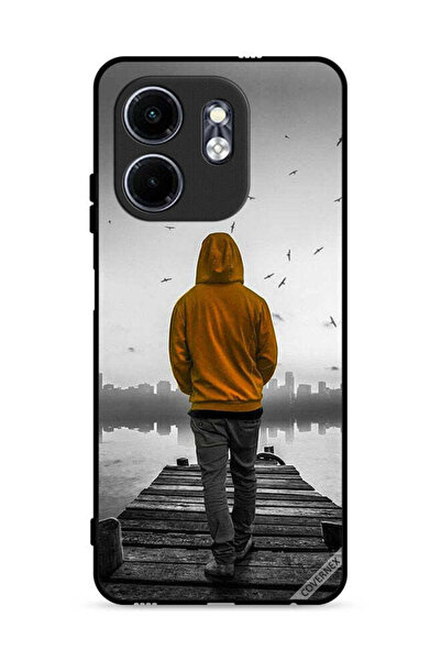 Covernex غطاء حماية لهاتف إنفينيكس سمارت 9 4G بتصميم فتى حزين يمشي