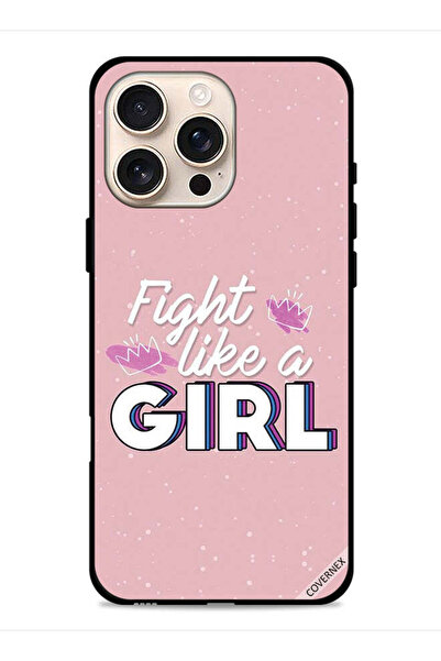 Covernex غطاء حماية لجهاز Apple iPhone 16 Pro - Fight Like A Girl