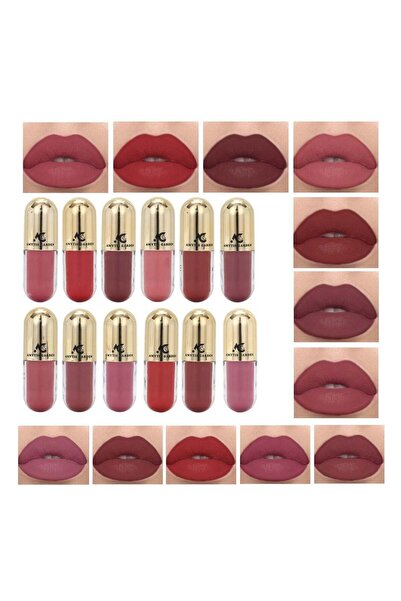 AMYTIS GARDEN مجموعة أحمر الشفاه طويل الأمد من أميتيس جاردن - 12 قطعة متعددة ...
