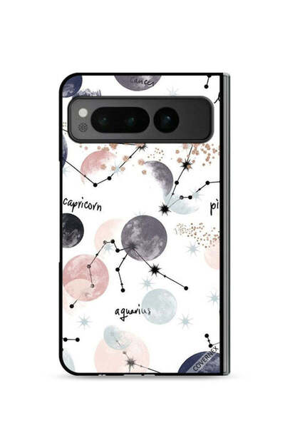 Covernex غطاء حماية لجهاز جوجل بيكسل فولد 5G برسومات الكواكب