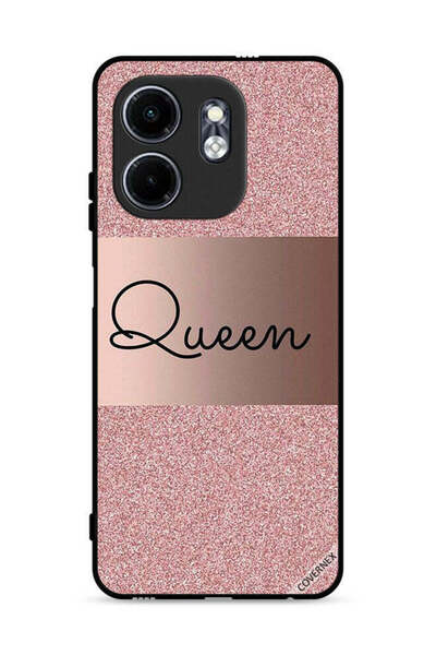 Covernex غطاء حماية لهاتف Infinix Hot 50i 4G بخلفية لامعة من Queen Glitters