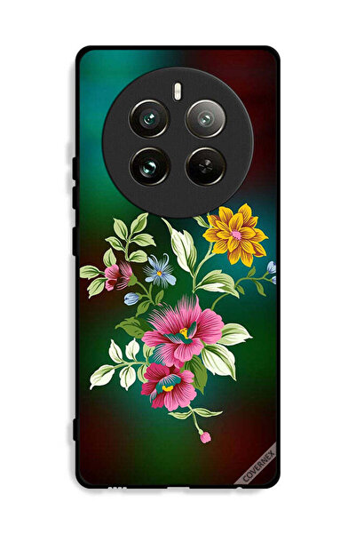 Covernex غطاء حماية لهاتف Realme 12 Pro Plus 5G بنقشة زهور عالية الدقة