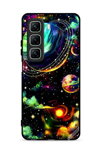 Covernex غطاء حماية لهاتف Infinix Hot 50 5G بنقشة نباتات زحل