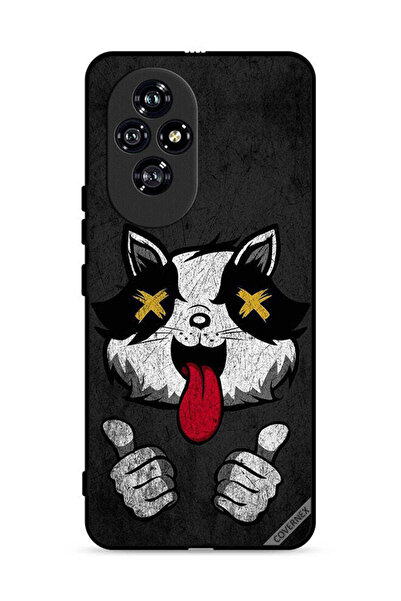 Covernex غطاء حماية لهاتف Honor 200 5G بتصميم قطة مارشميلو