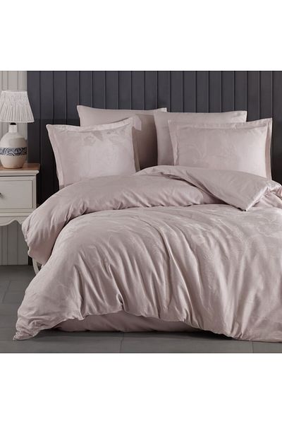 Clasy Luxury jacquard satin bed linen, duvet cover 200x220cm, Home, Yomra