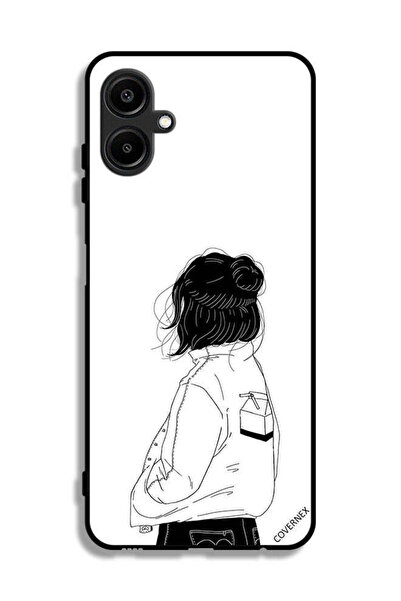 Covernex غطاء حماية لهاتف Samsung Galaxy M06 5G بتصميم فتاة تفكر بعمق كبير