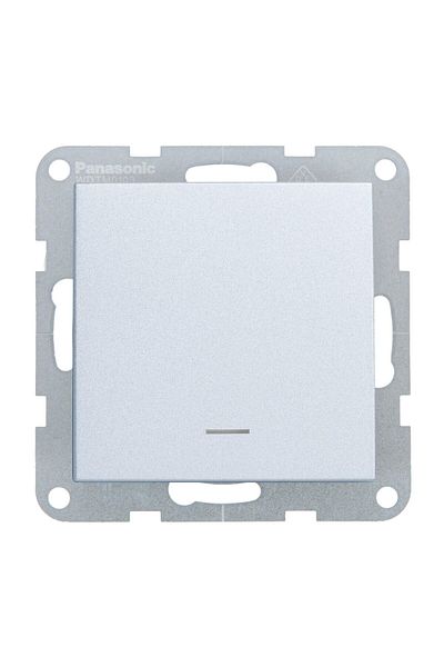 PANASONIC Switch Mechanism with LED Karre Plus 55 Silver