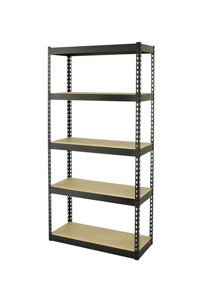 Tactix 5-Tier Storage Shelves, Industrial Strength Steel, 86.5 x 35.5 x 183cm
