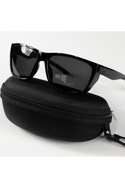 4desire.ro Men's Sunglasses, Polarized, UV400, with Side Shields, Black