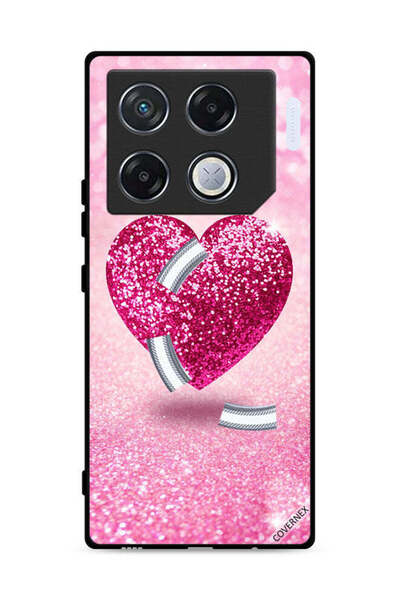 Covernex غطاء حماية لهاتف Infinix GT 20 Pro 5G بنقشة قلب لامع