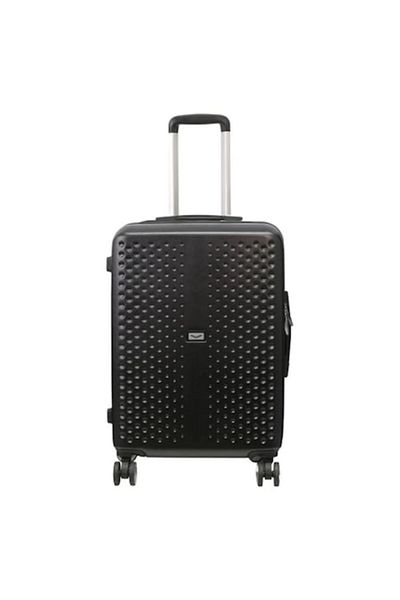 OMC Troler cu 4 roti duble, ABS, 64x43.5x25 cm, Negru