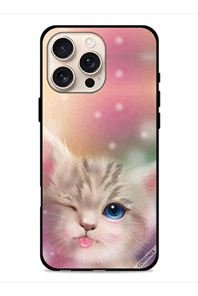 Covernex غطاء حماية لجهاز Apple iPhone 16 Pro Max بتصميم قطة لطيفة
