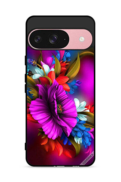 Covernex غطاء حماية لجهاز Google Pixel 9 بتصميم زهور عالية الدقة