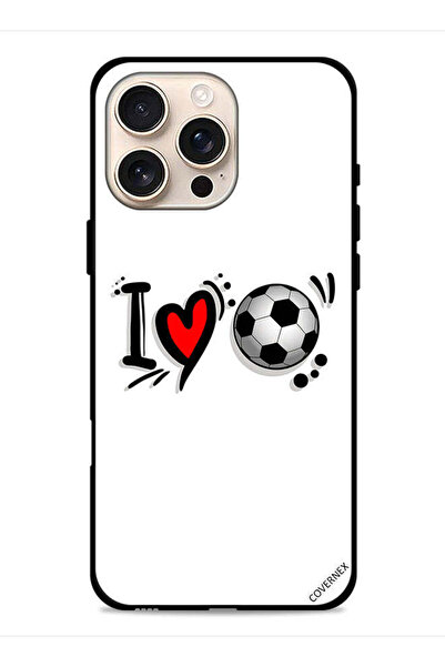 Covernex غطاء حماية لجهاز Apple iPhone 16 Pro - أحب كرة القدم