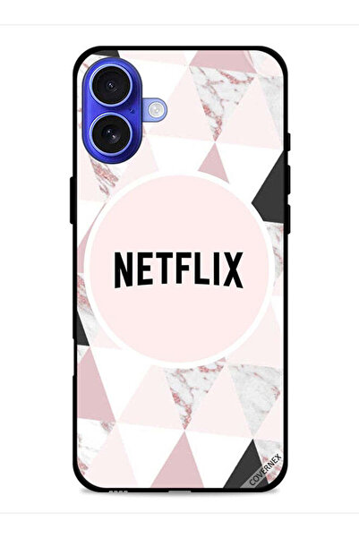 Covernex غطاء حماية لجهاز Apple iPhone 16 مع خلفية Netflix