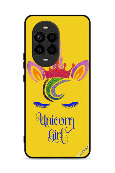 Covernex غطاء حماية لهاتف هواوي نوفا 13 برو 5G، رسم فتاة وحيد القرن