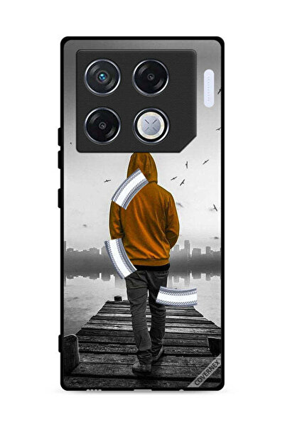 Covernex غطاء حماية لهاتف Infinix GT 20 Pro 5G بتصميم فتى حزين يمشي