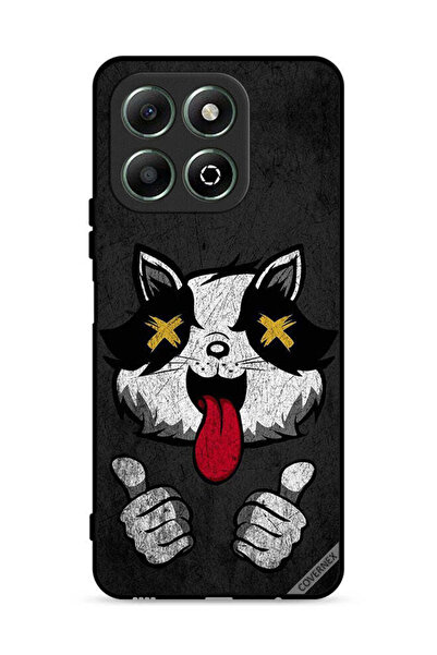 Covernex غطاء حماية لهاتف Honor X6b 4G بتصميم قطة مارشميلو